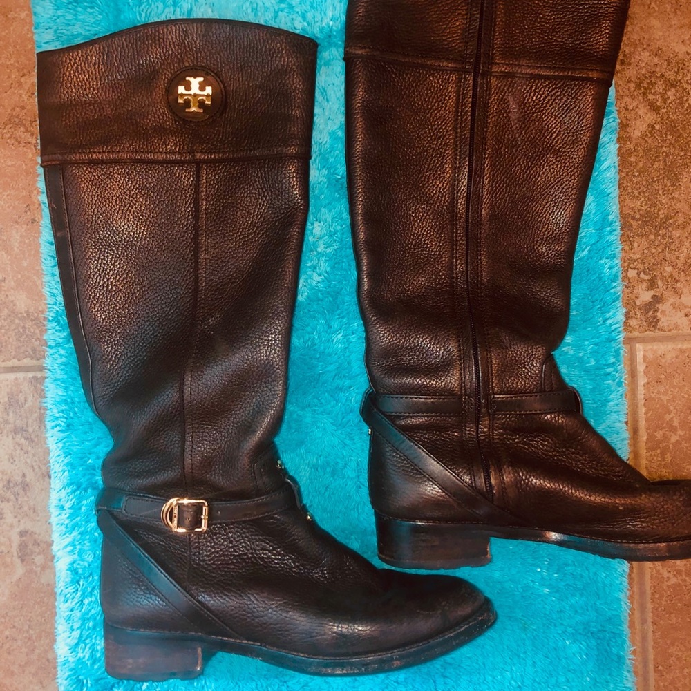 REAL tory burch brown riding boots